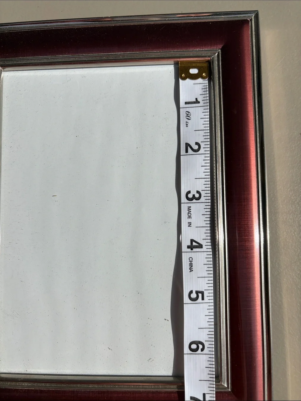 Fetco Burgundy Frame with Silver Trim